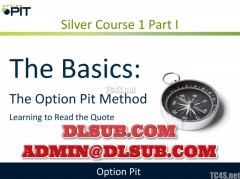 High resolution cover artwork of Option Pit Silver Course online options course